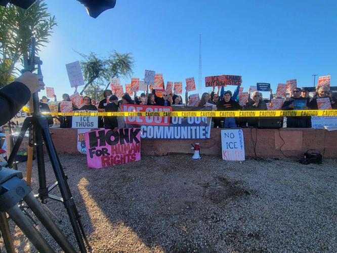 protest ice home depot