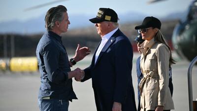Newsom and Trump