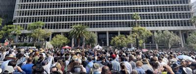 ‘Fighting Oligarchy’ rally in Los Angeles brings thousands to the streets