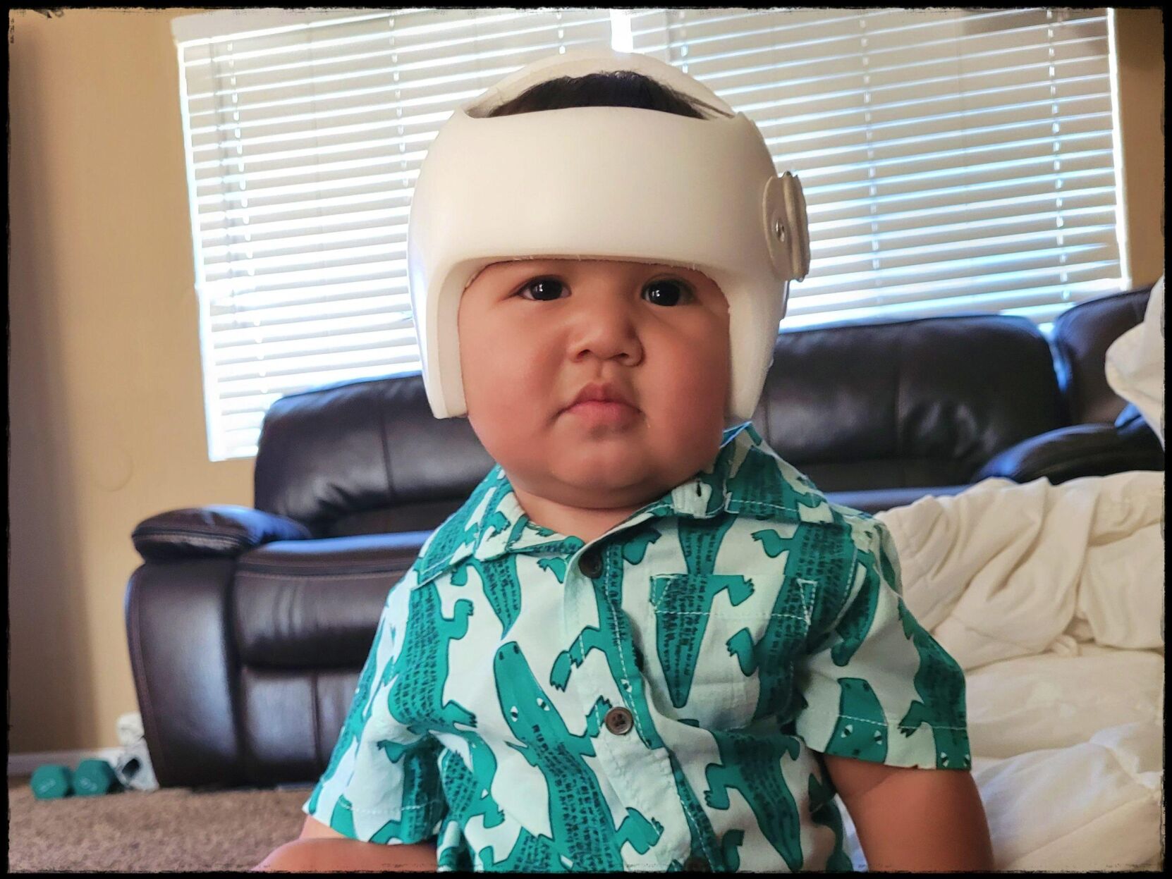 Baby boy fashion helmet