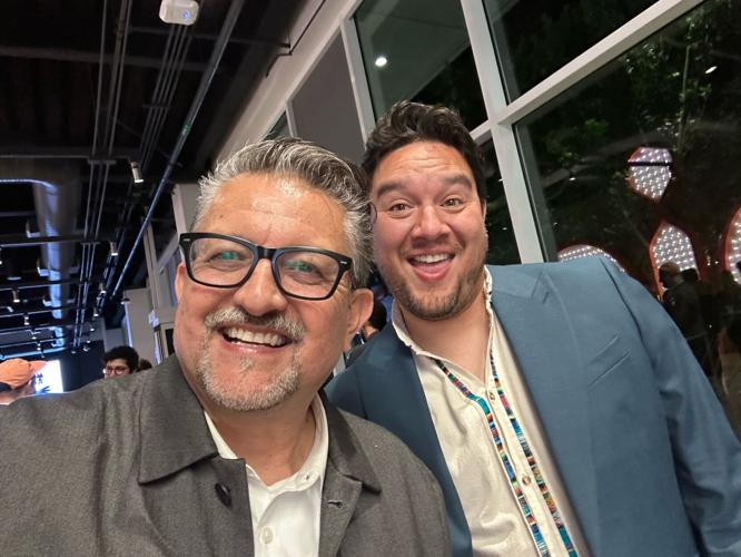 Lalo Alcaraz and Miguel Puga