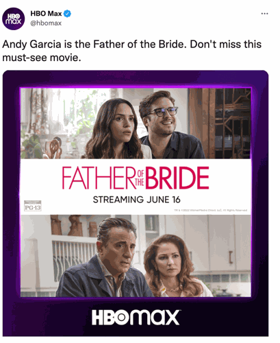 FatheroftheBridetweet