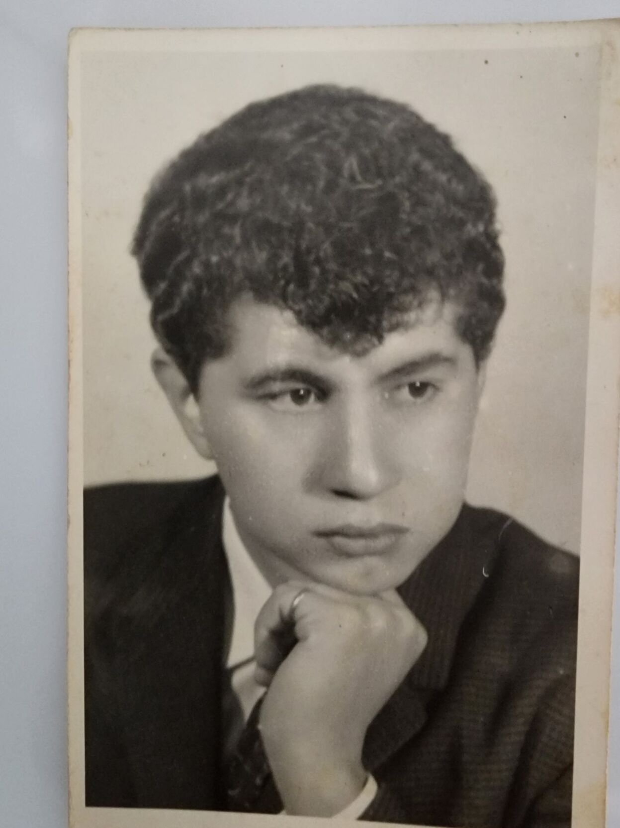 Gustavo Camacho Lopez in his youth.