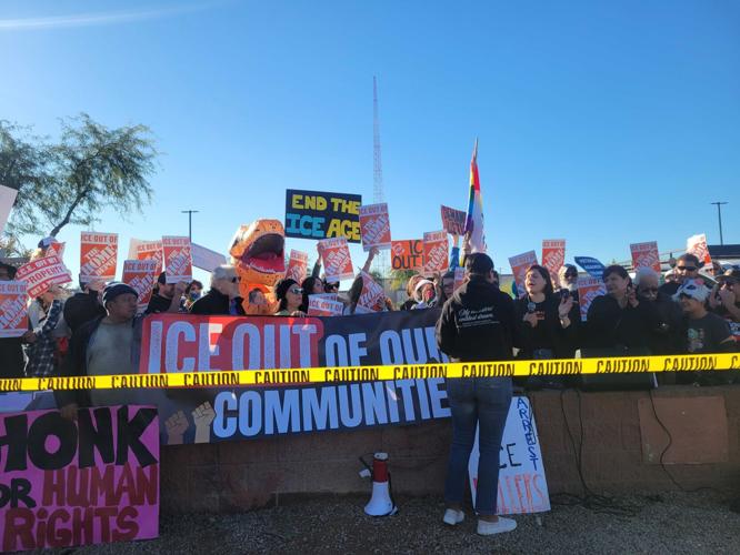 protest ice home depot
