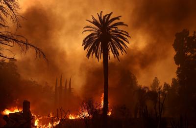 Powerful Winds Fuel Multiple Fires Across Los Angeles Area