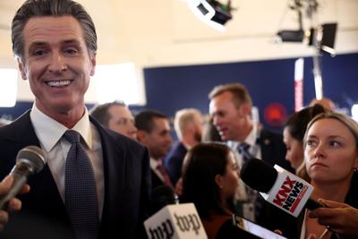 Gavin Newsom at GOP Debate