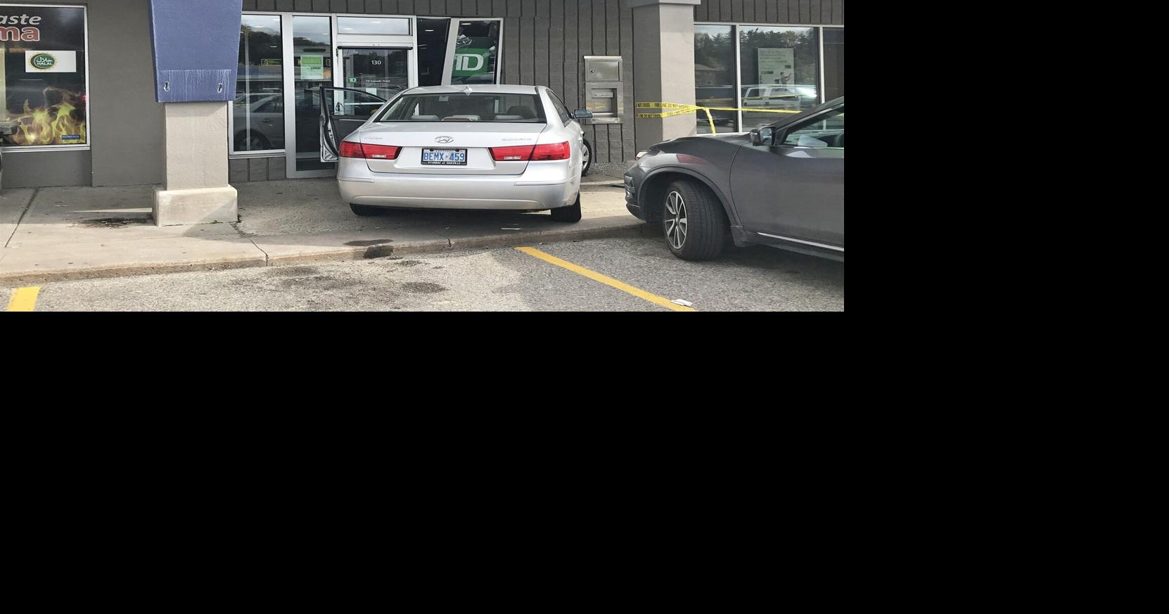 Police investigating crash at west Galt plaza