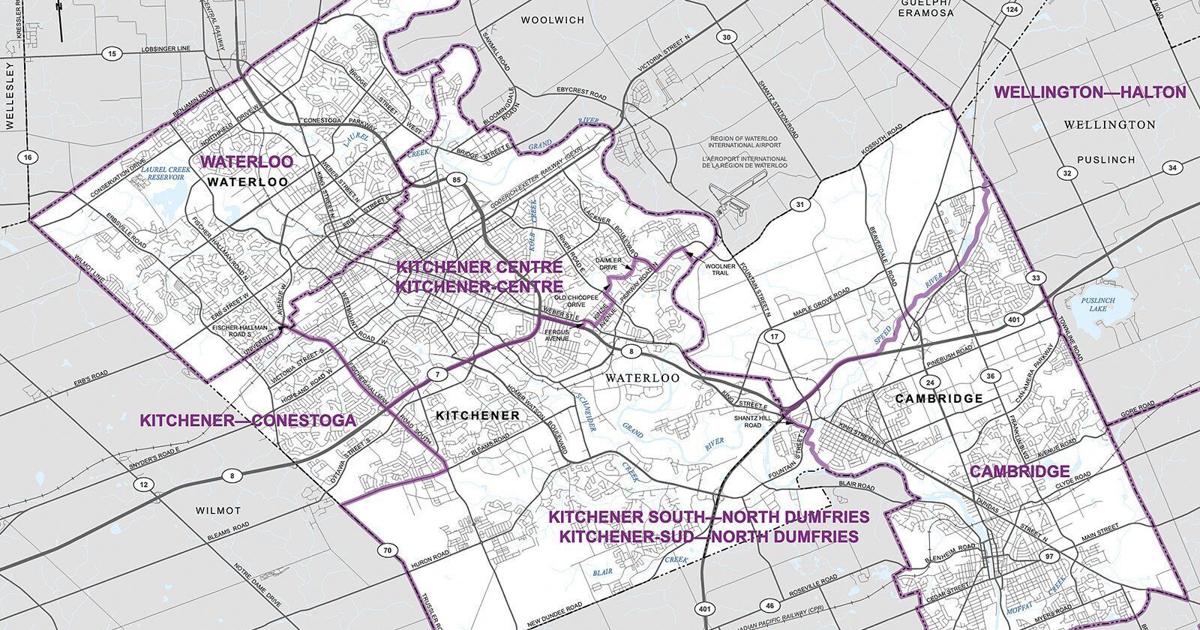 Rejigged federal electoral districts could see Cambridge change