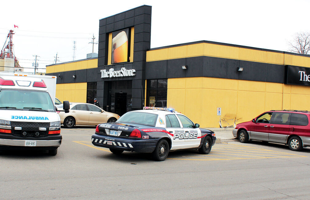 UPDATE Car crashes into The Beer Store