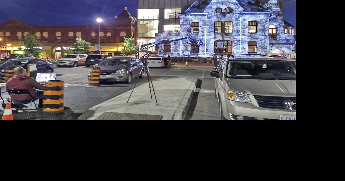 Light display pays tribute to lives of Galt’s old post office