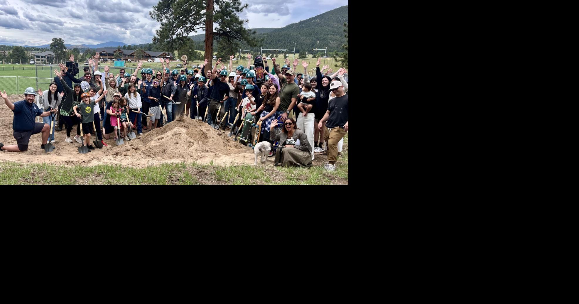 Ground breaks for the Evergreen skateboard park