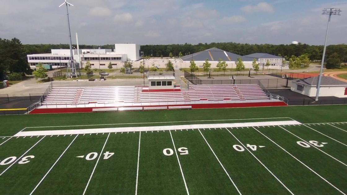 VIDEO Falmouth High's New Field Turf Nearly Ready For Use Falmouth