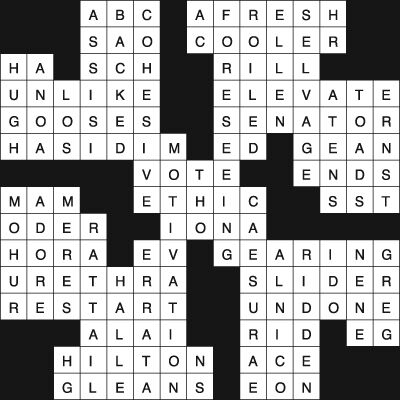 Crossword Solution | capenews.net