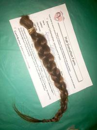 Locks of love form