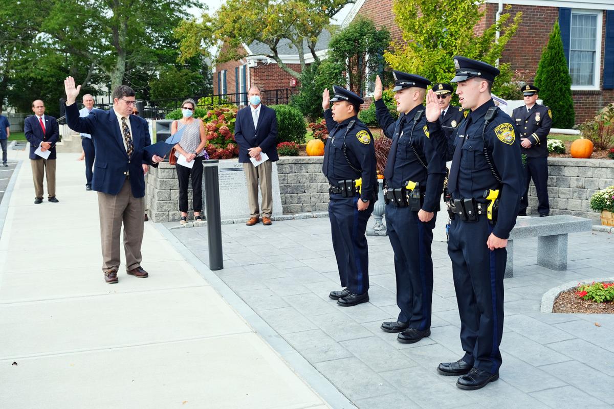 Falmouth Police Awards And Swearing In Ceremony, September 22, 2021