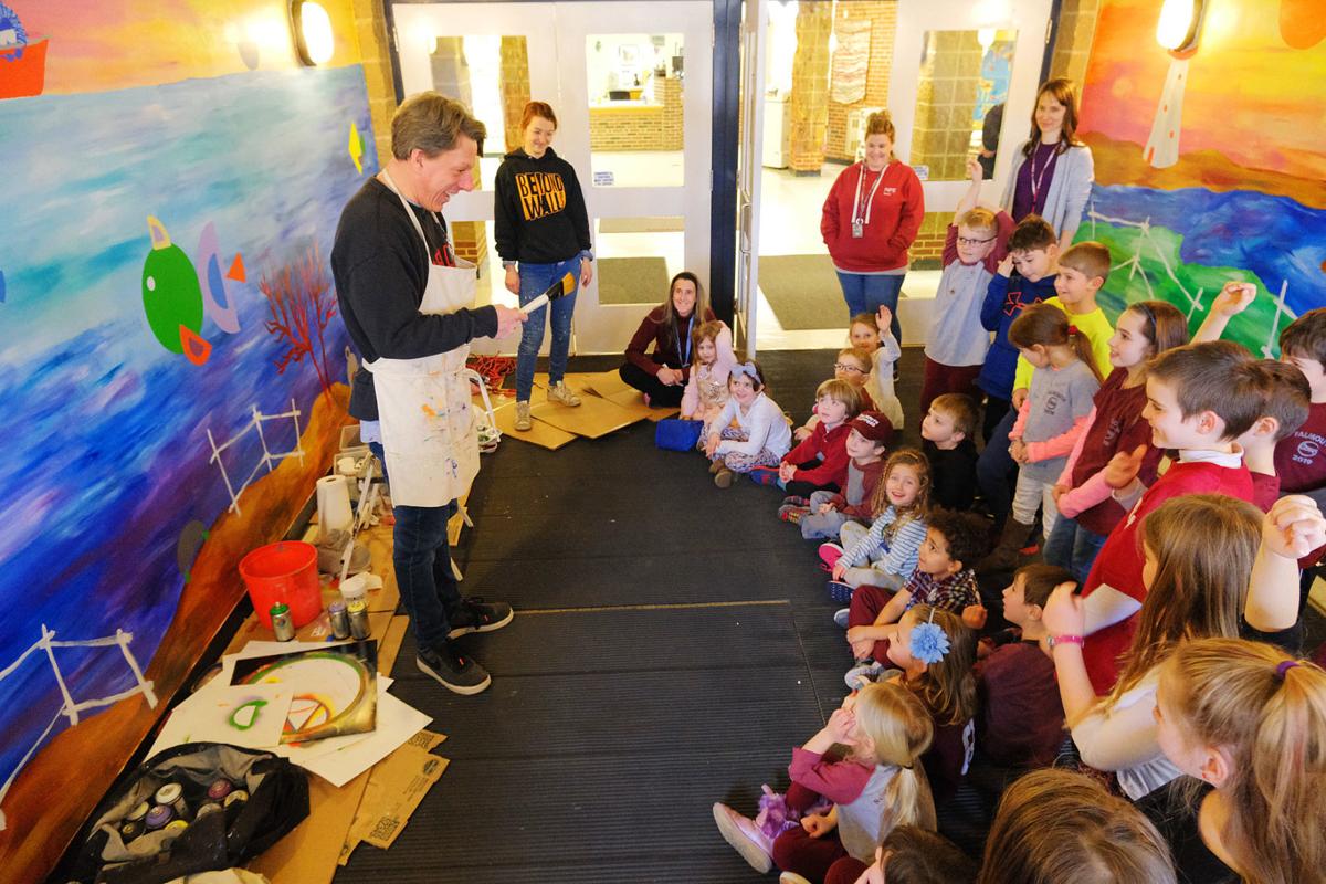 North Falmouth School Gets One Of A Kind Mural Falmouth News