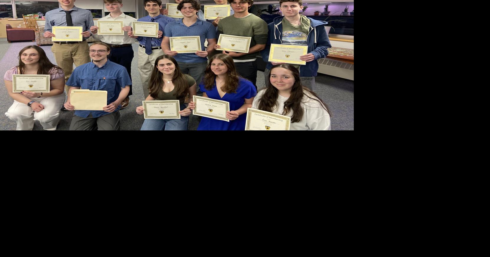 Students Inducted Into FHS Science National Honor Society | Falmouth ...