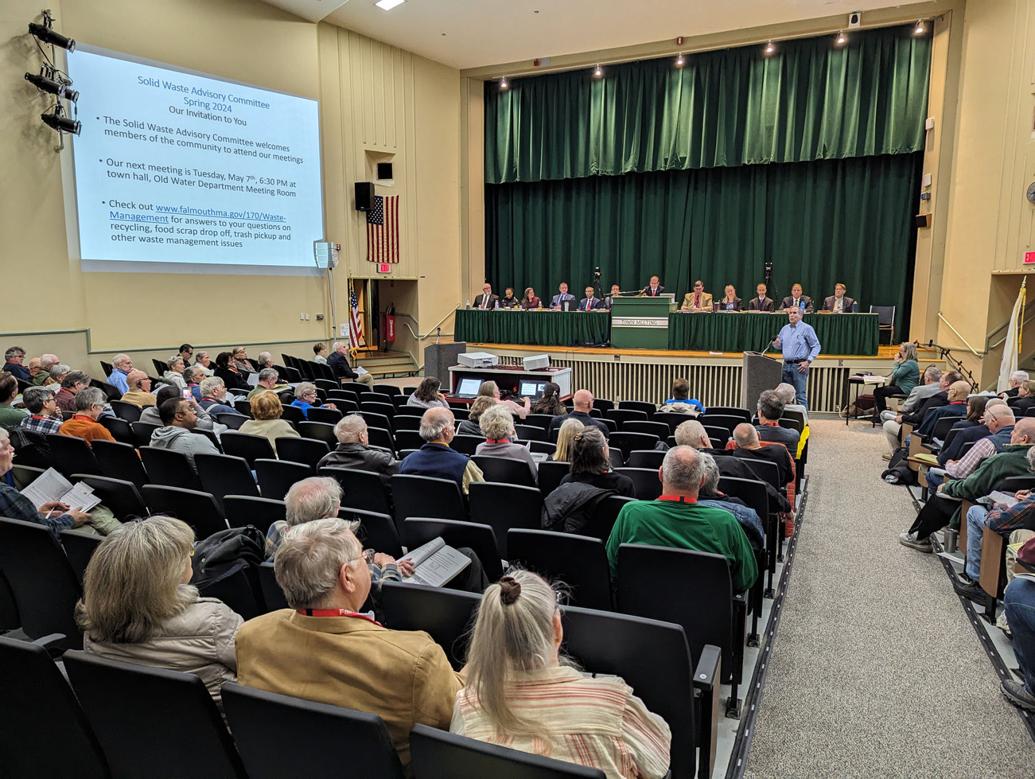 Falmouth Town Meeting Wraps Up 37 Article Warrant In One Night Falmouth News