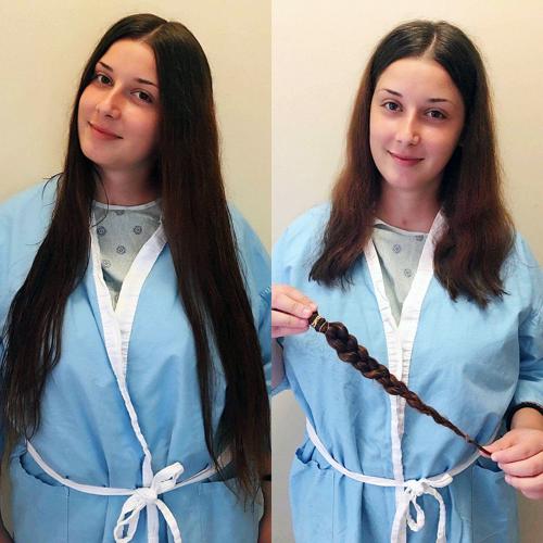 Hospital Stay Moves Injured Summer Worker To Donate Her Hair | Falmouth News Hospital Stay Moves Injured Summer Worker To Donate Her Hair | Falmouth News