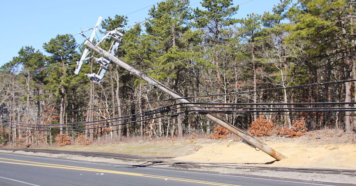 Downed Telephone Pole Temporarily Closes Route 151 In Mashpee | Mashpee ...