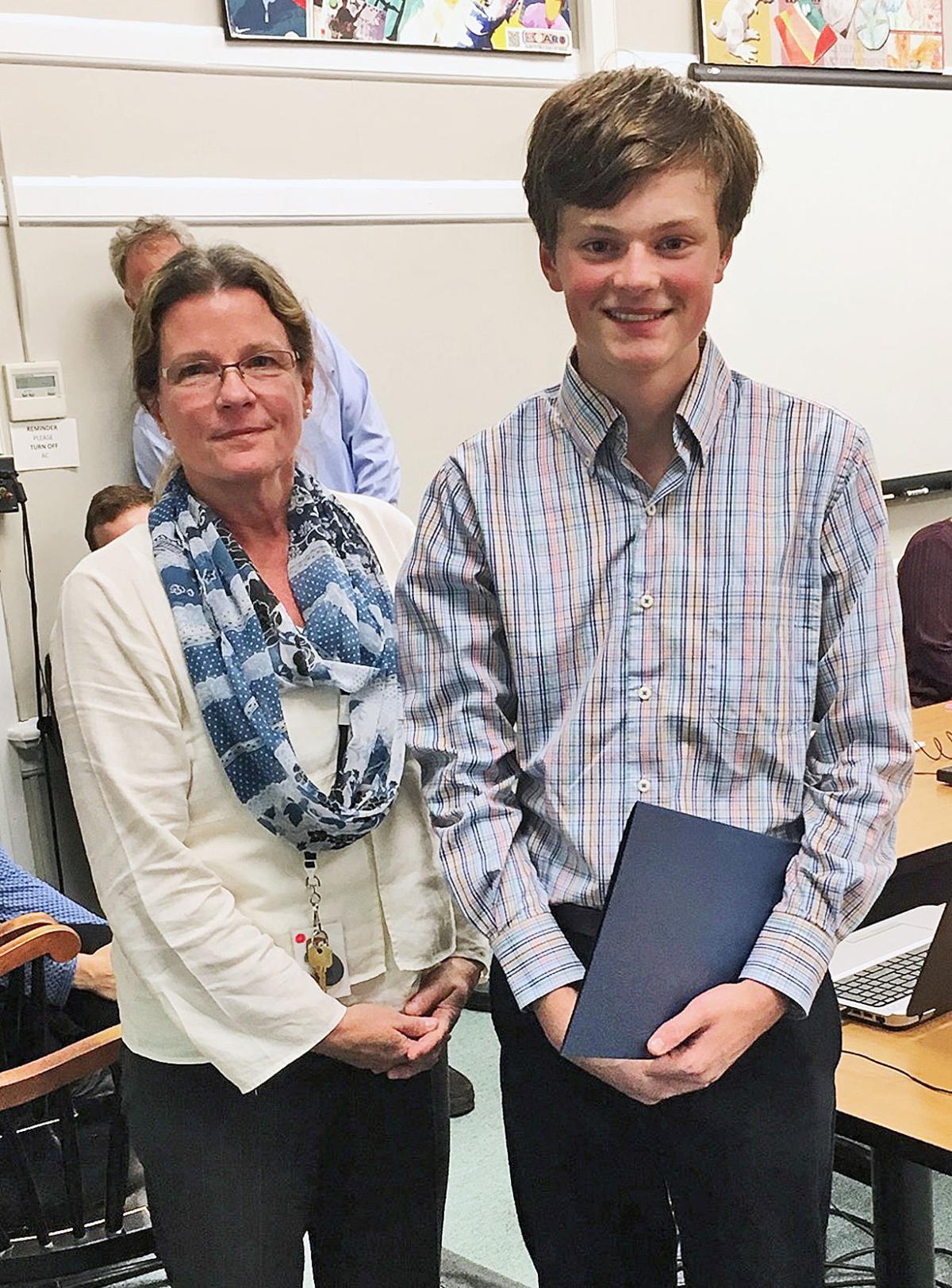 Jonathan Decker Receives MASS Certificate Of Academic Excellence