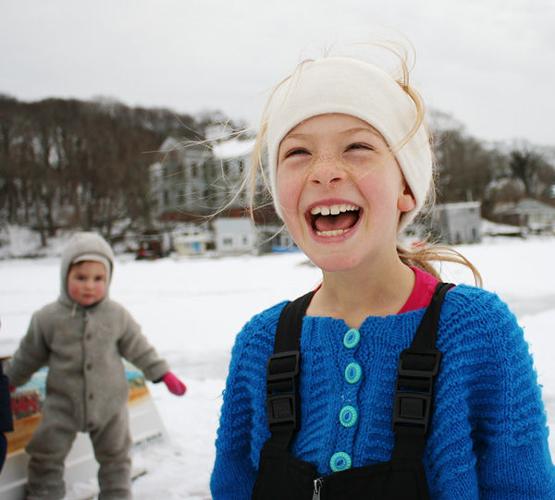 Ice Turns Eel Pond Into Village Playground Falmouth News