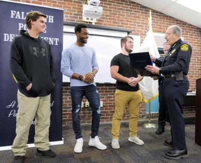 Falmouth Police Recognized For Outstanding Achievements Falmouth