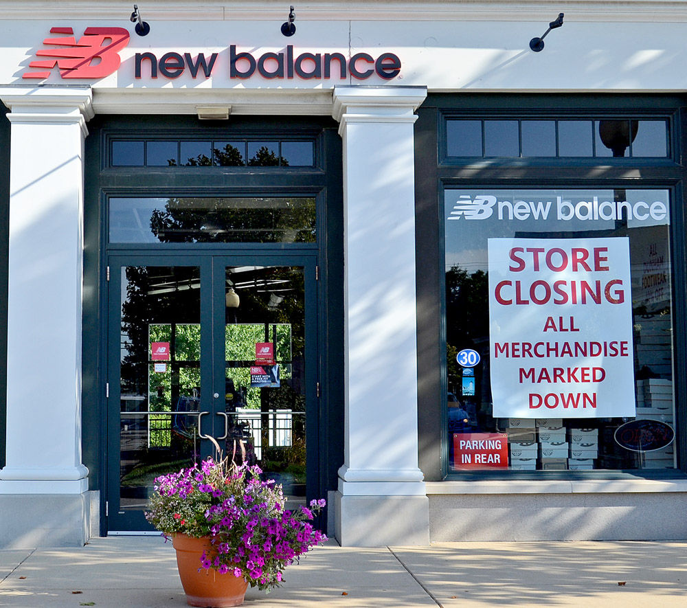 new balance sales down