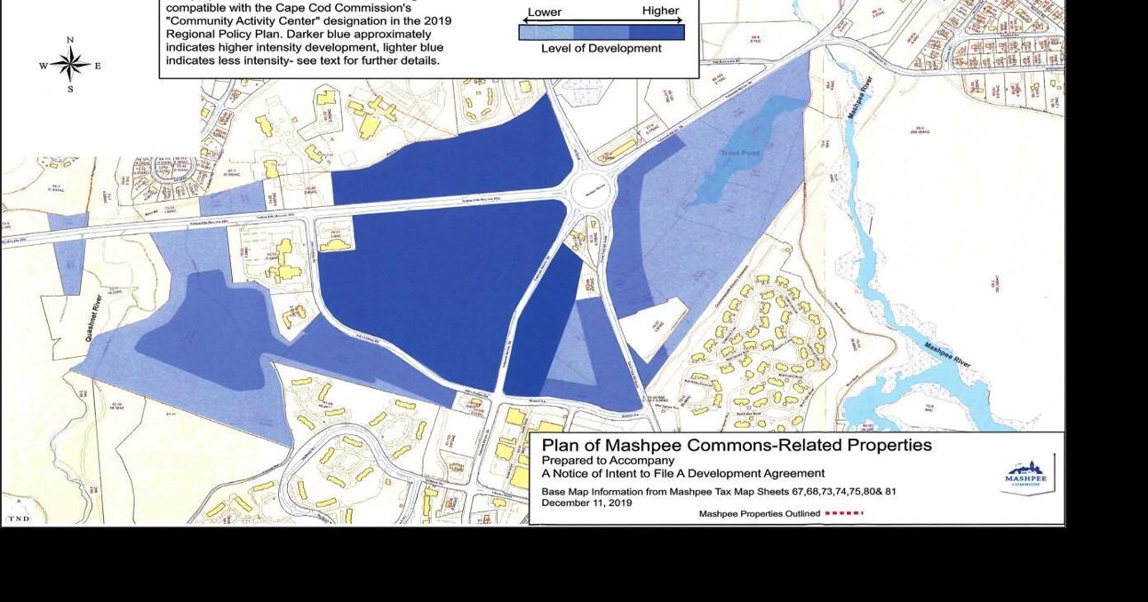Map Of Mashpee Commons