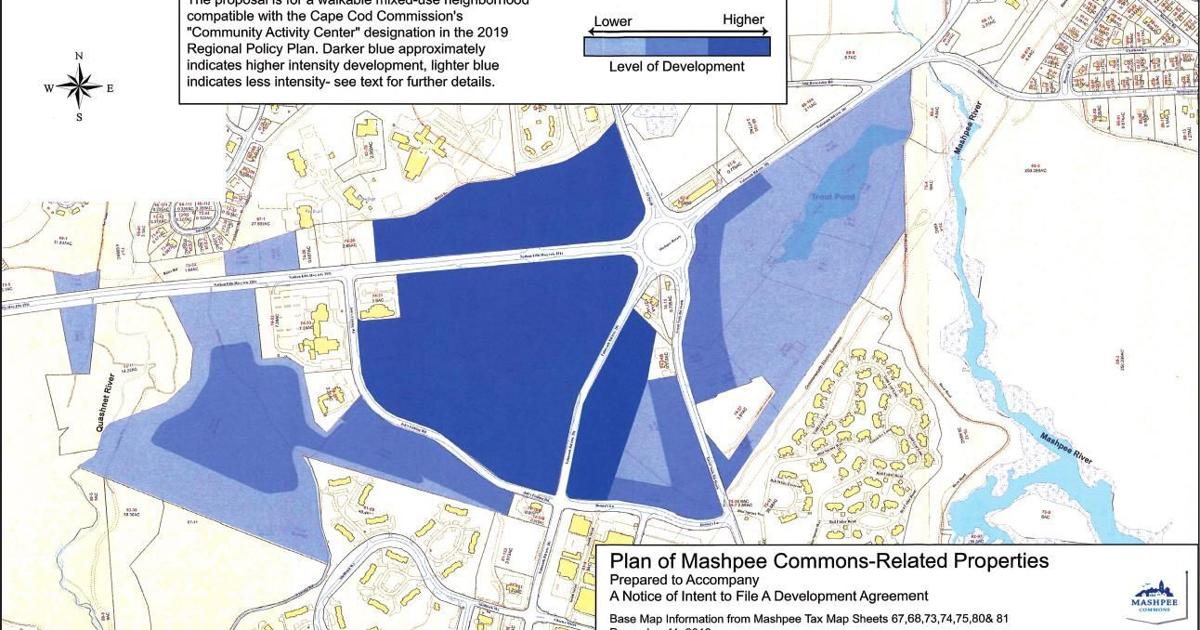 Map Of Mashpee Commons