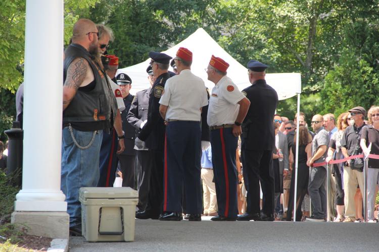 Mourners Wait In Hot Sun At Visiting Hours For Kevin Quinn | Mashpee
