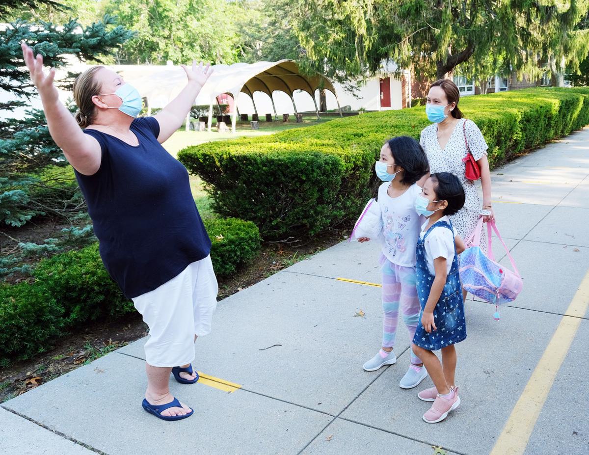 East Falmouth Elementary School First Day, September 8, 2021