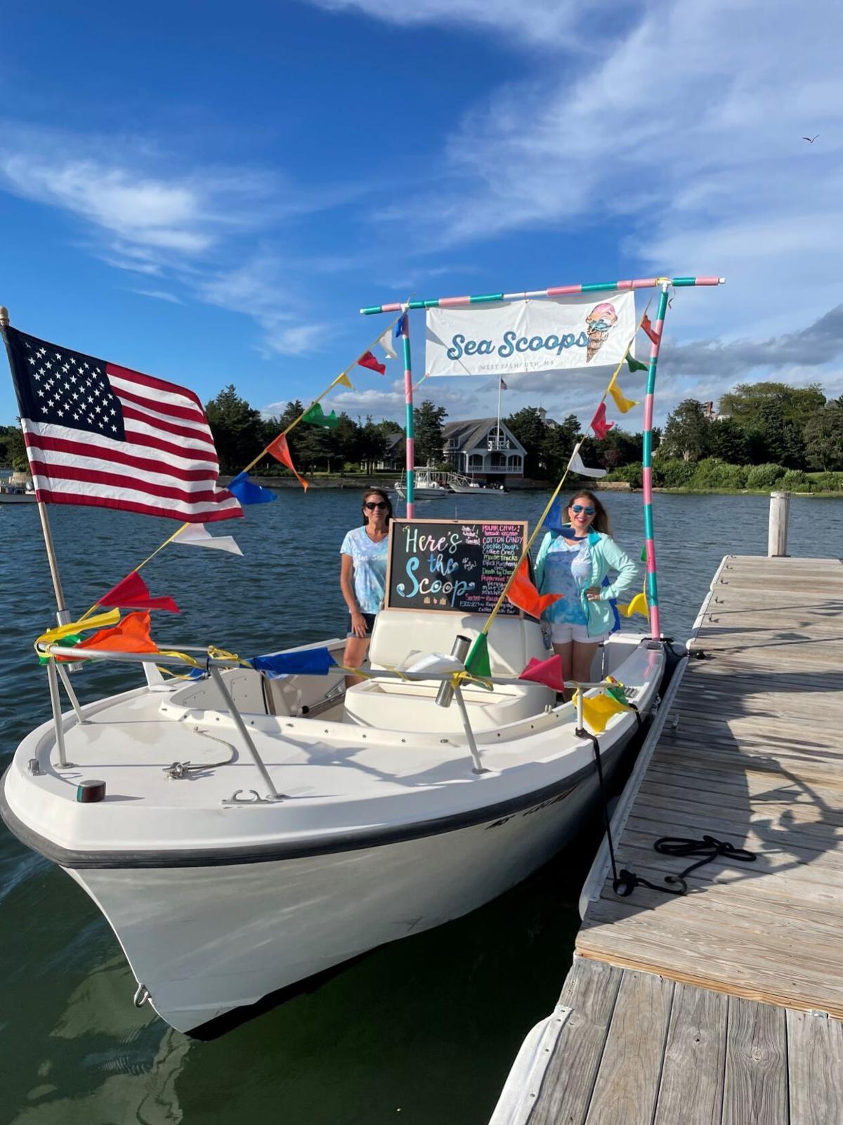West Falmouth Ice Cream Boat, 'Sea Scoops,' Sets Sail Falmouth News