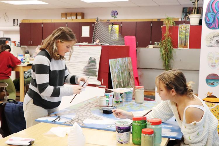 Falmouth High Teacher, Students Take Multiyear Mural Bird By Bird 