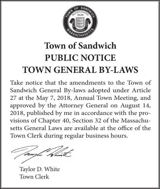 Legal Notices October 5 2018 Legal Notices Capenews Net
