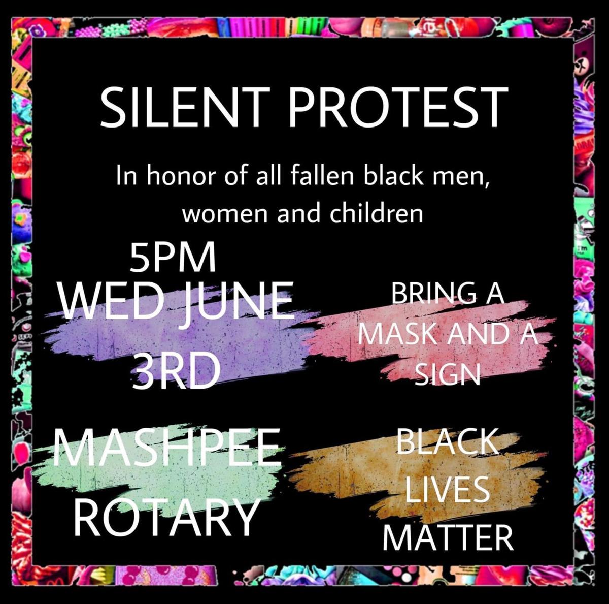 Silent Protest Planned At Mashpee Rotary Mashpee News Capenews Net Protest outside chequers during trump's working 5pm: silent protest planned at mashpee