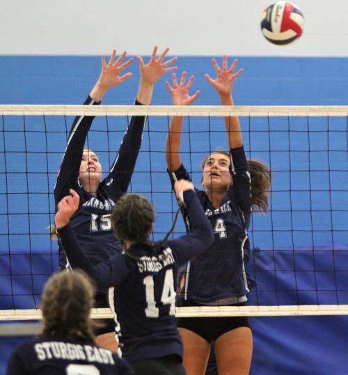 Sandwich Volleyball vs. Sturgis East — September 5, 2019