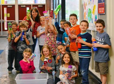 First Grade Class Launches Resusable Water Bottle Drive Falmouth