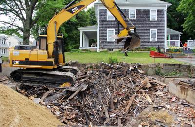 Knowlton's Garage In Sagamore Demolished | Bourne News | capenews.net