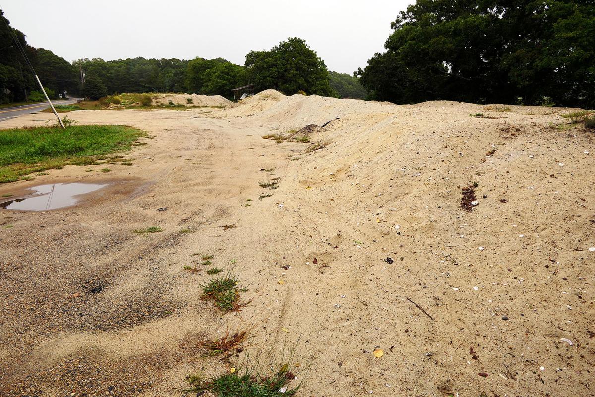 bourne dnr chief shore road sand pile gone by spring bourne news