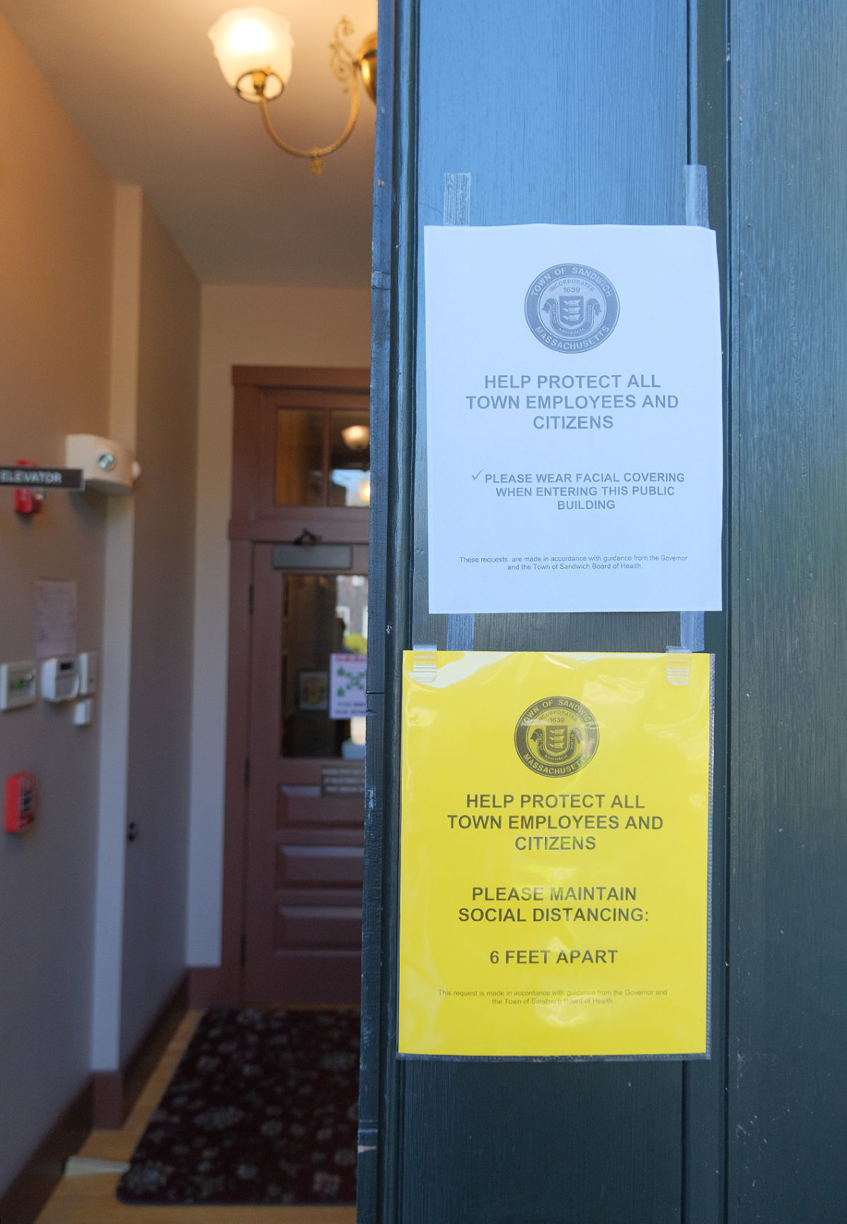 Sandwich Town Offices Reopen, But Few Venture Inside Sandwich News