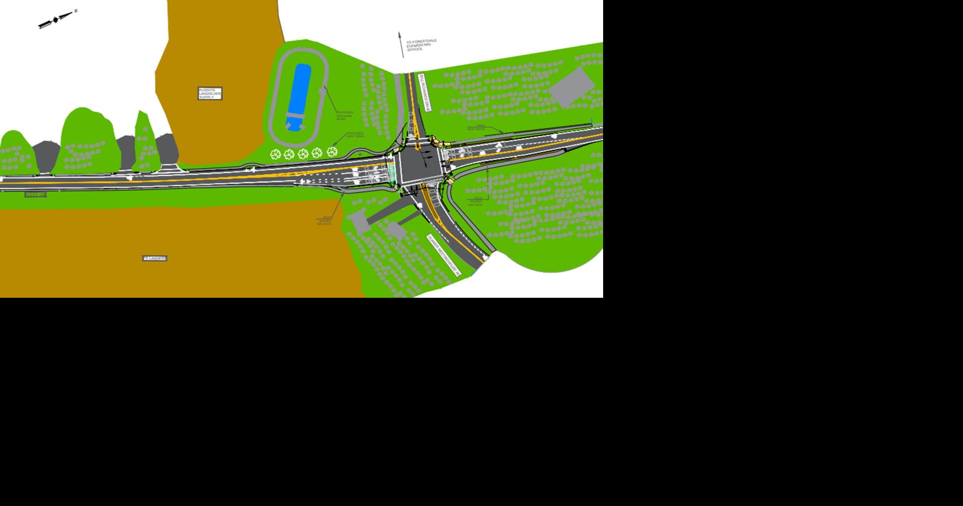 Forestdale School Intersection Work Will Be Done By Labor Day ...
