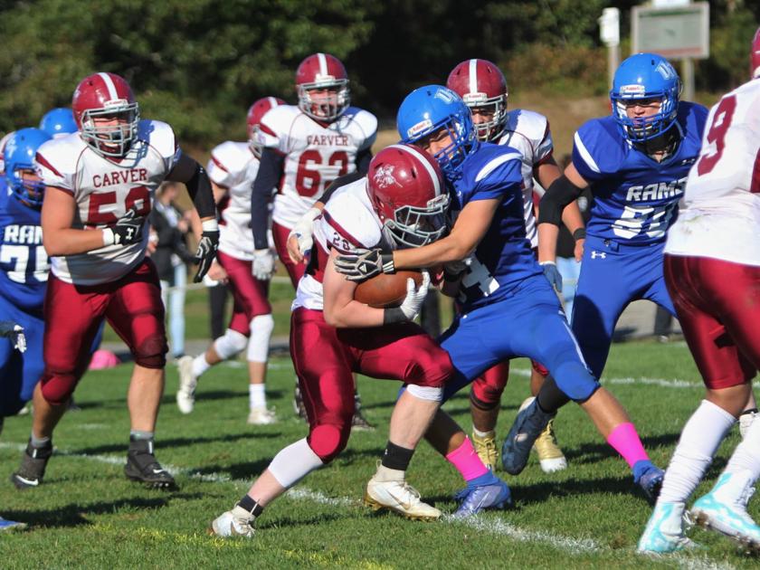 Upper Cape Tech Football Grinds Carver, To Clash With Warriors Bourne