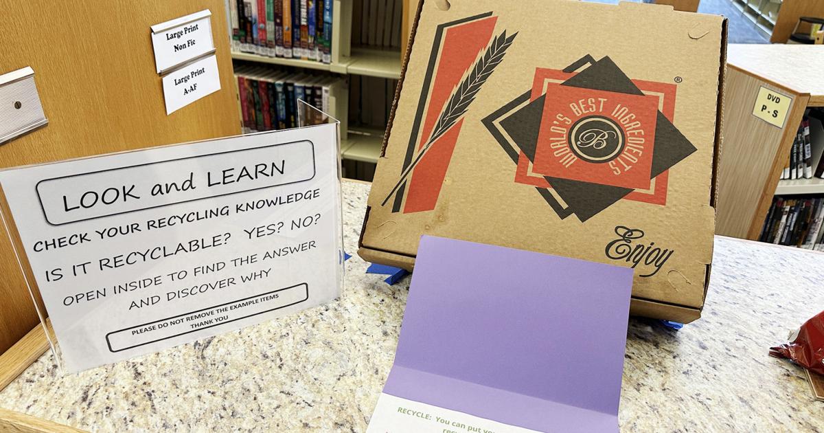 Interactive Recycling Exhibit On Display At Bourne Library | Bourne ...