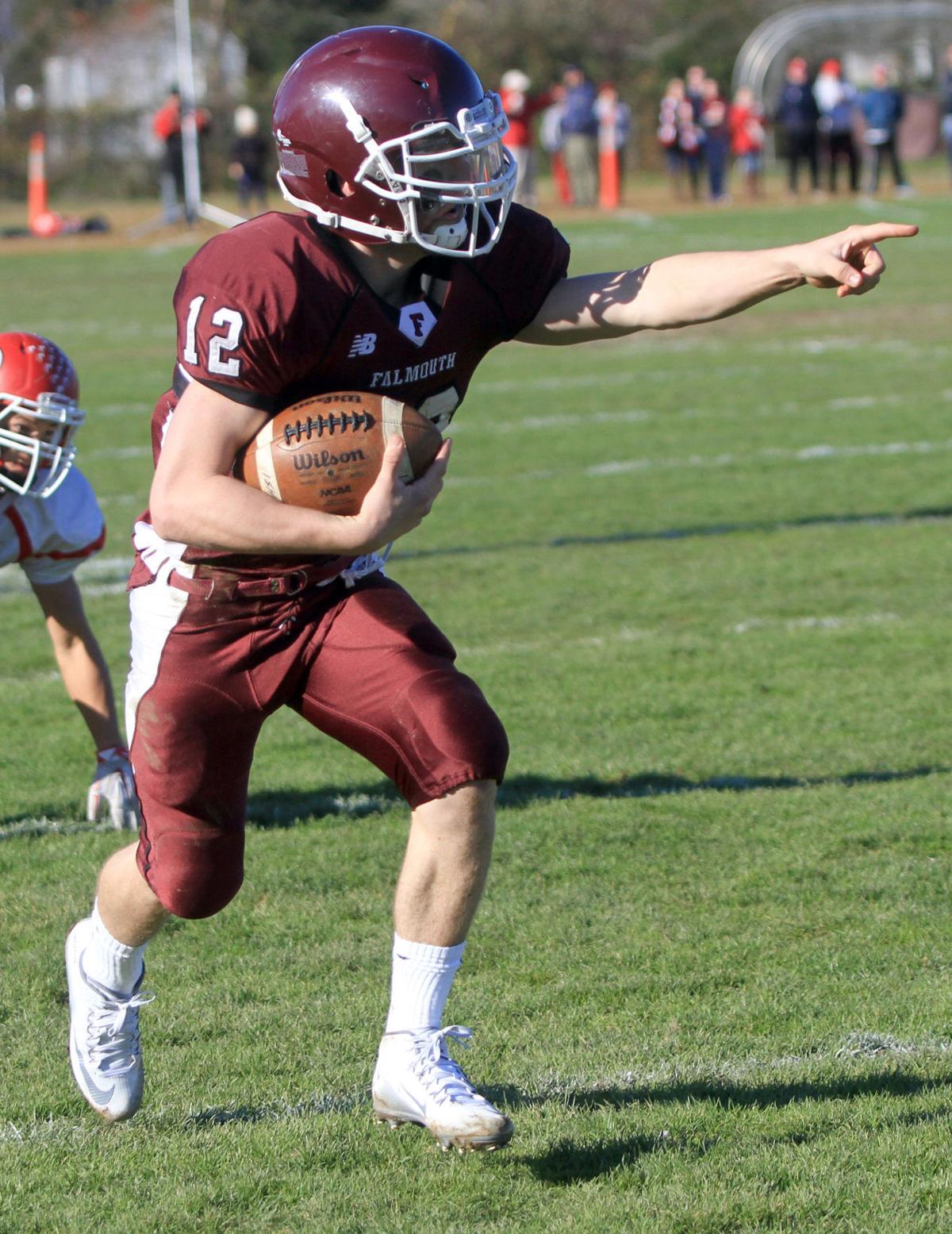 Falmouth Football Dominates On Thanksgiving Day 54 20 Falmouth