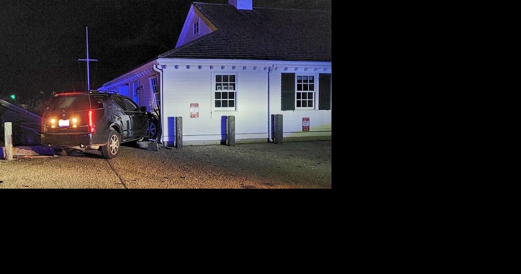 Man Crashes SUV Into Building, Flees | Falmouth News | capenews.net