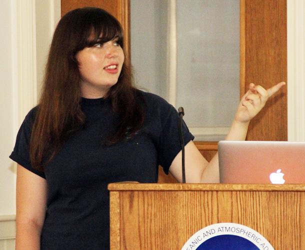 Woods Hole Aquarium Summer Interns Speak To Full House Falmouth News