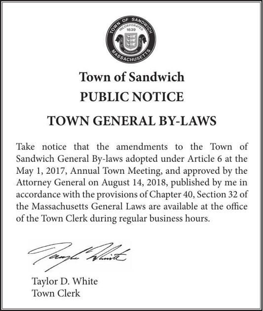 Legal Notices August 17 2018 Legal Notices Capenews Net