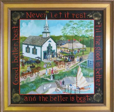 Renowned Cape Folk Artist Elizabeth Mumford Unveils First Scene Of