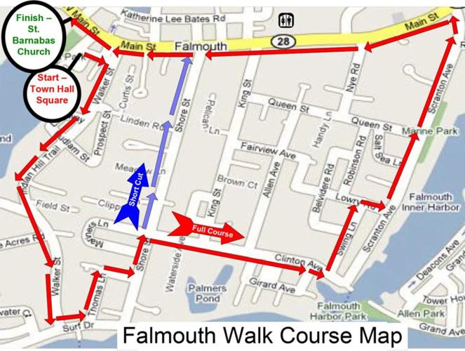 Falmouth Walk Spans Downtown No Roads Will Close Falmouth News